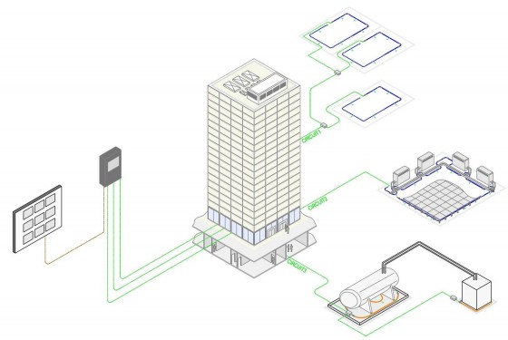 Public & Commercial buildings - water leak detection - acid leak detection