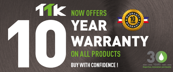 TTK offre une garantie de 10 ans sur tous les produits TTK offre une garantie de 10 ans sur tous les produits