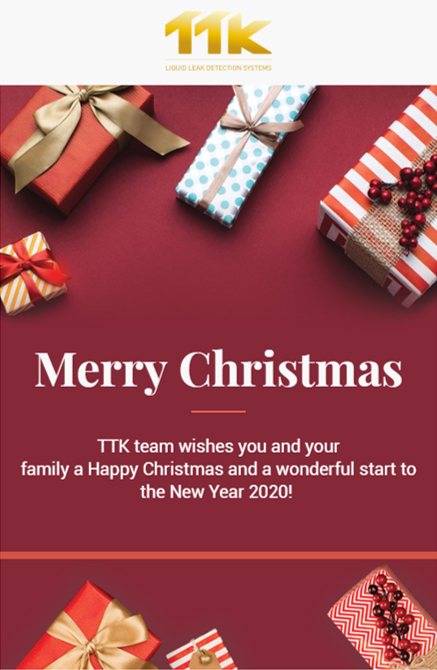 TTK vous souhaite un Joyeux Noël !