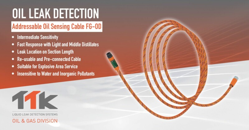 Oil leak detection_technical advantages of TTK addressable oil sensing cable