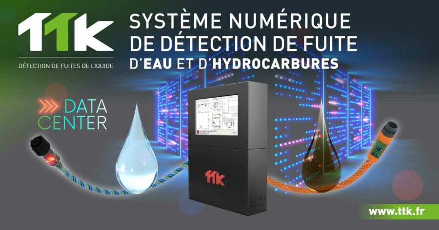 SOLUTIONS DE DÉTECTION DE FUITES D’EAU ET D’HYDROCARBURES POUR LES DATA CENTERS